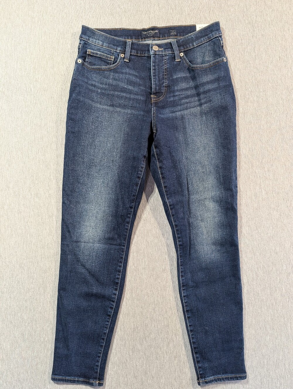 Lucky Brand Ava Mid Rise Skinny Jeans Women's 12/31 Regular Blue NWT